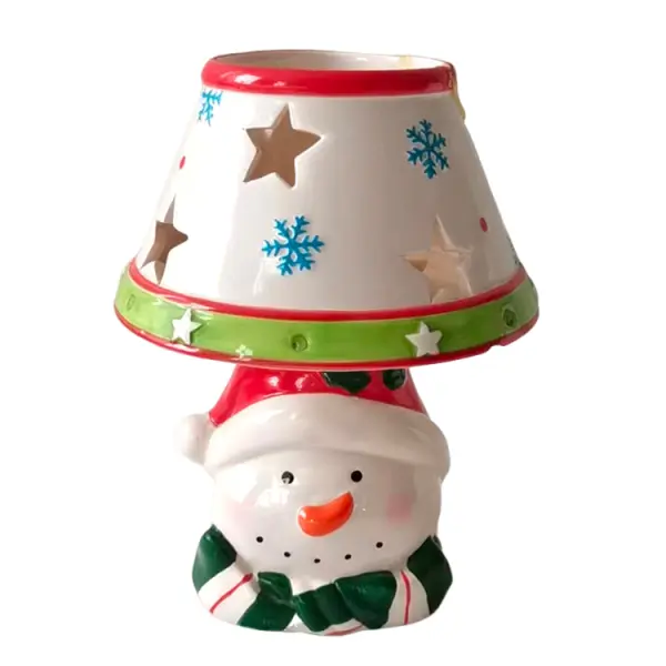 OEM Christmas Dolomite Candle Holder Set - Santa & Snowman Designs Product, Products