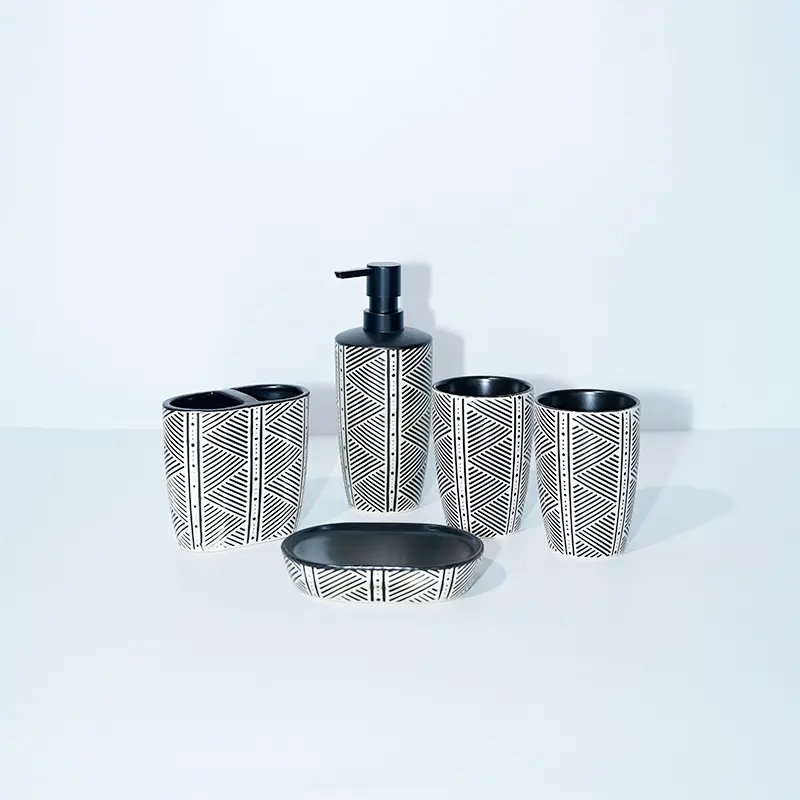 Wholesale Factory Direct Wholesale Bathroom Accessories Set Cheap 5 Pcs Bathroom Sink Set Company, Companies