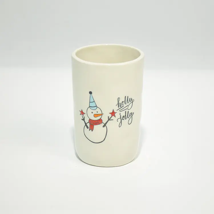 Wholesale Christmas Snowman "Holly Jolly" Ceramic Bathroom 4-Piece Set Supplier, Companies