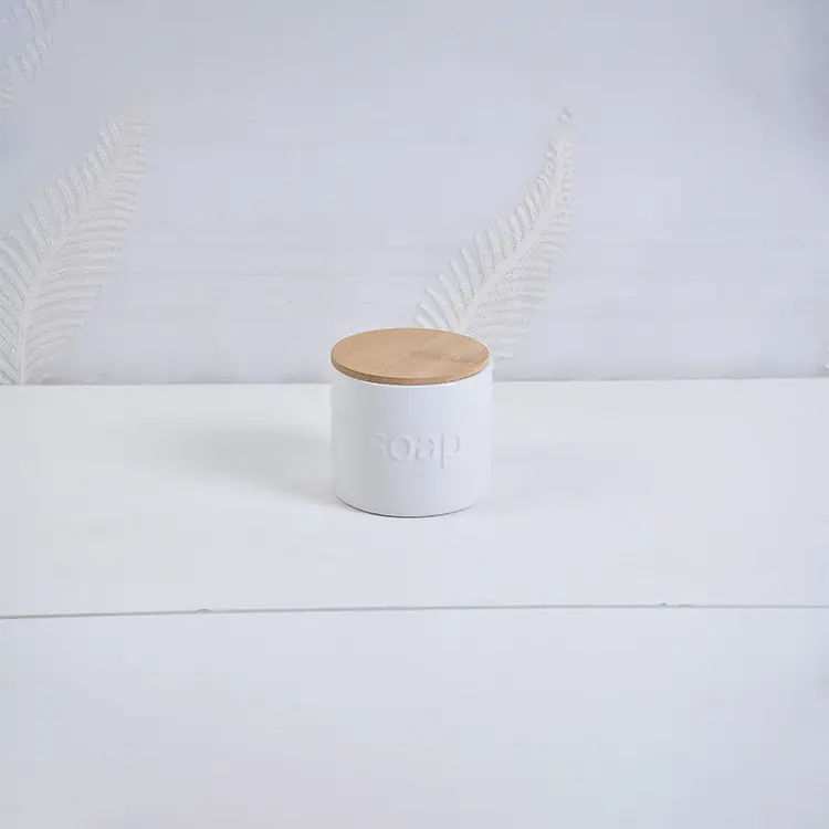 White Ceramic Bathroom Set View 5