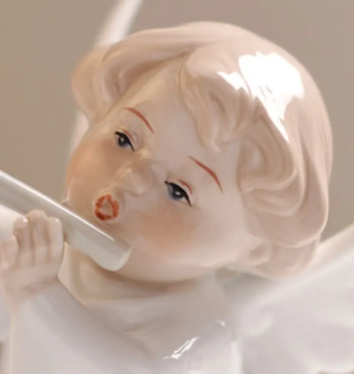 Discount European-Style Holy Musician Angel Ceramic Figurine Factory, Company