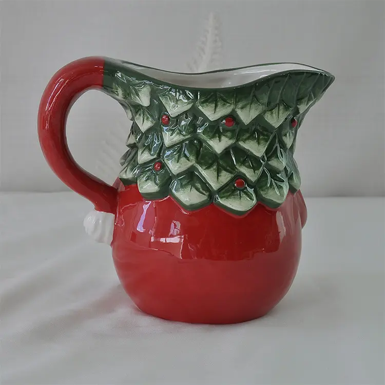 Buy Christmas Gnome - Shaped Dolomite Ceramic Pitcher Manufacturers, Supplier