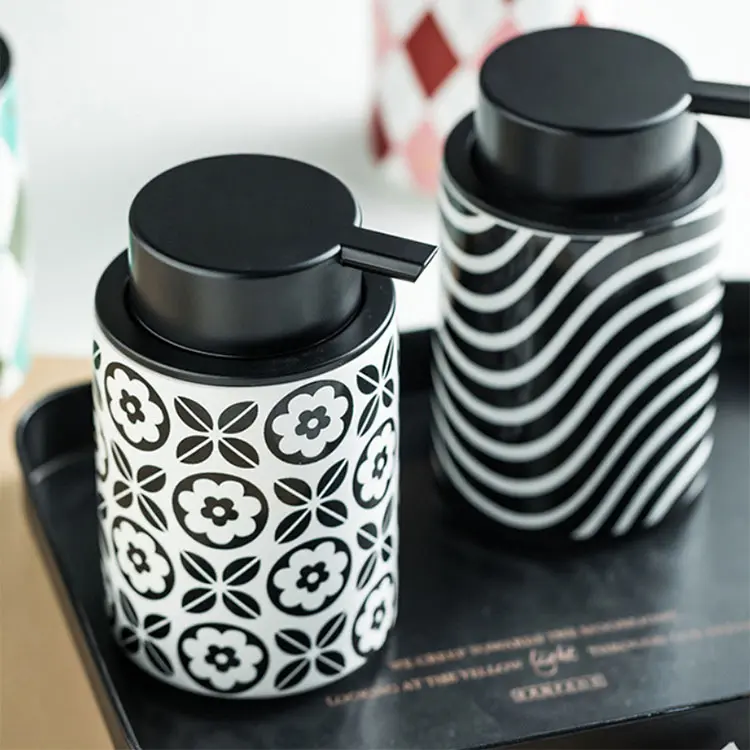 Cheap Vintage Pattern Series Ceramic Soap Dispenser Exporter, Exporters