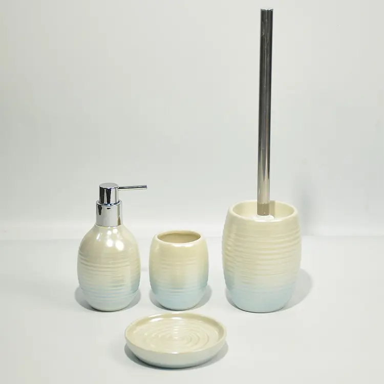 Gradient Blue Bathroom Set
