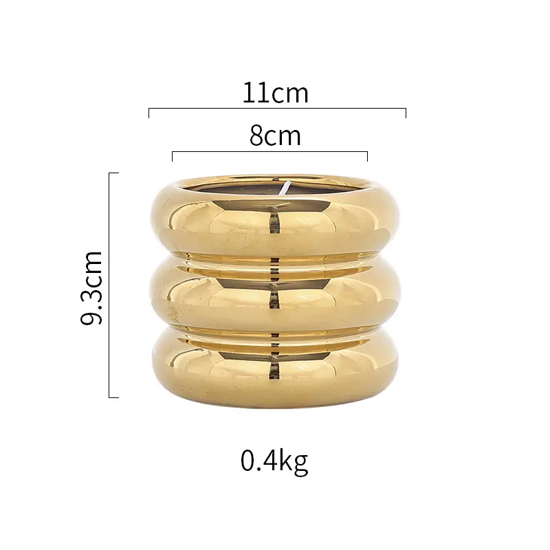 Retro Ceramic Candle Holder