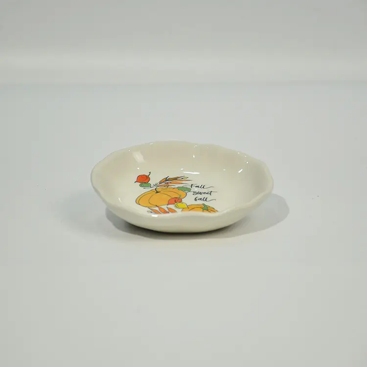 ODM Fall Sweet Fall Pumpkin & Autumn Leaf Ceramic Bathroom 4-Piece Set Exporter, Product