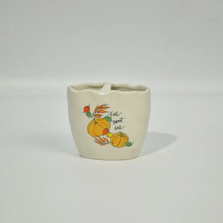 ODM Fall Sweet Fall Pumpkin & Autumn Leaf Ceramic Bathroom 4-Piece Set Exporter, Product