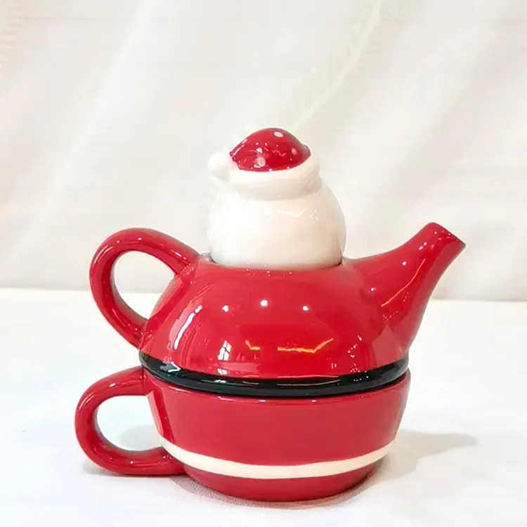 jiashun Santa - Shaped Dolomite Ceramic Teapot Exporter, Exporters