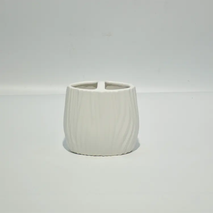 jiashun Modern Minimalist White Ripple-Textured Stoneware Bathroom Accessory Set Manufacturer, Manufacturers