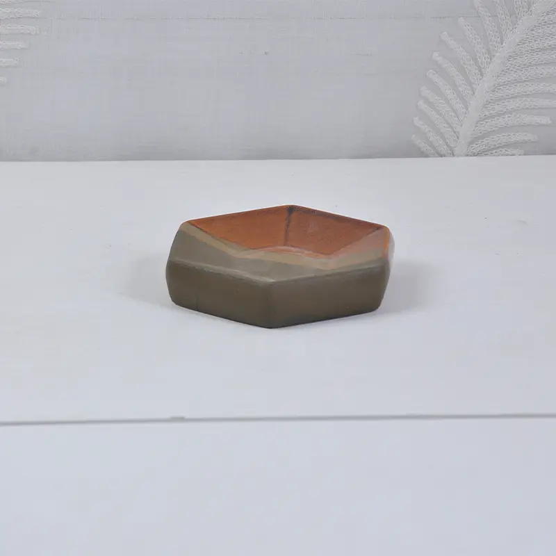 Discount Modern Geometric Brown - Tan Gradient Ceramic Bathroom Accessory Set Manufacturer, Product