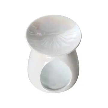 Iridescent Shine Water Drop Hollow-Out Ceramic Aromatherapy Candle Holder