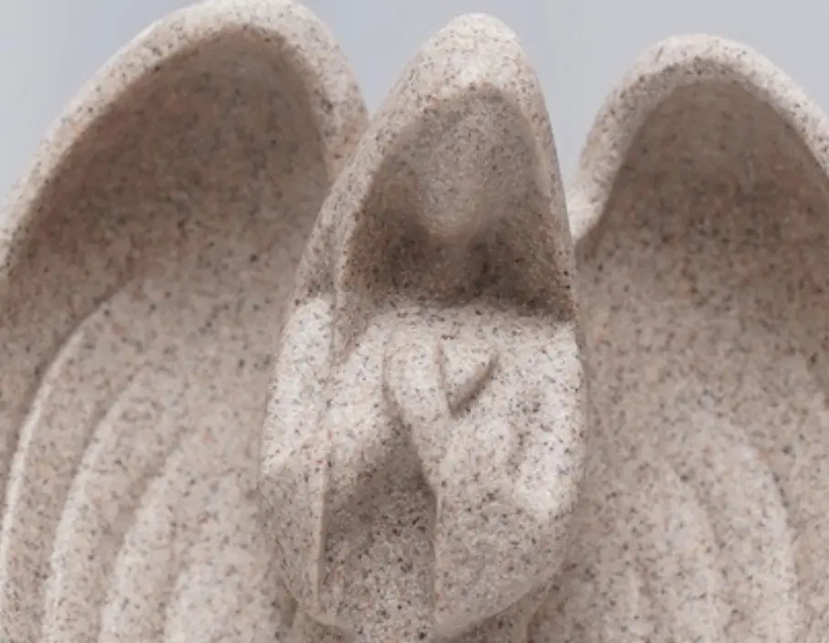 jiashun Sandstone Texture Resin Angel Sculpture Set Supplier, Factories