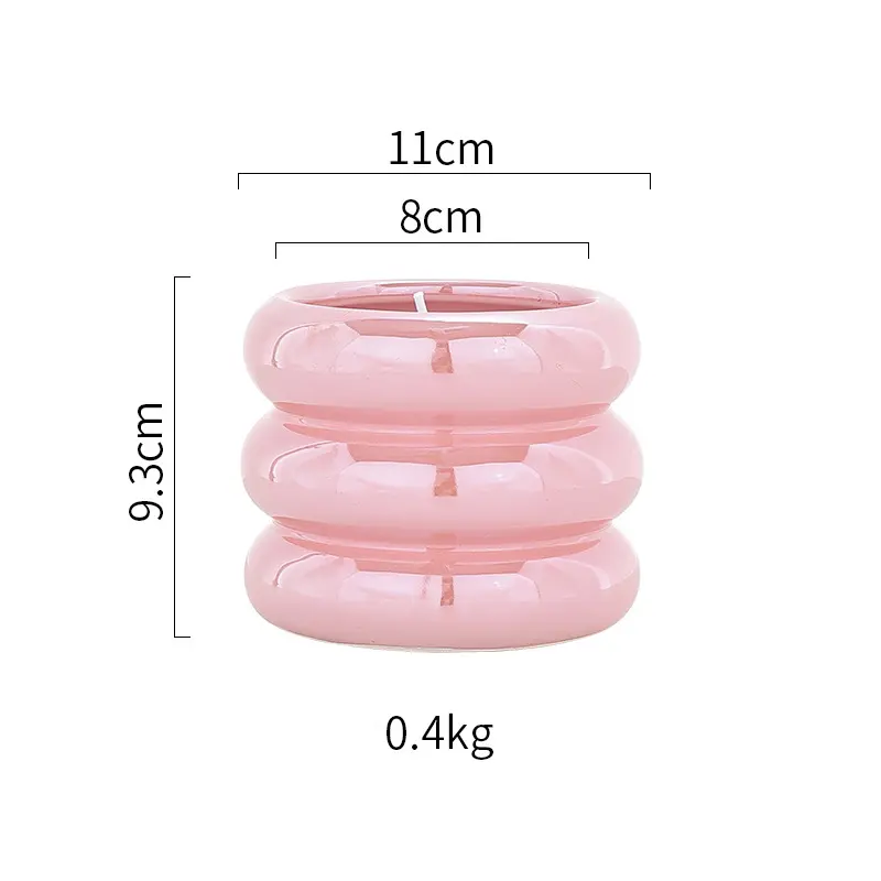 Retro Ceramic Candle Holder