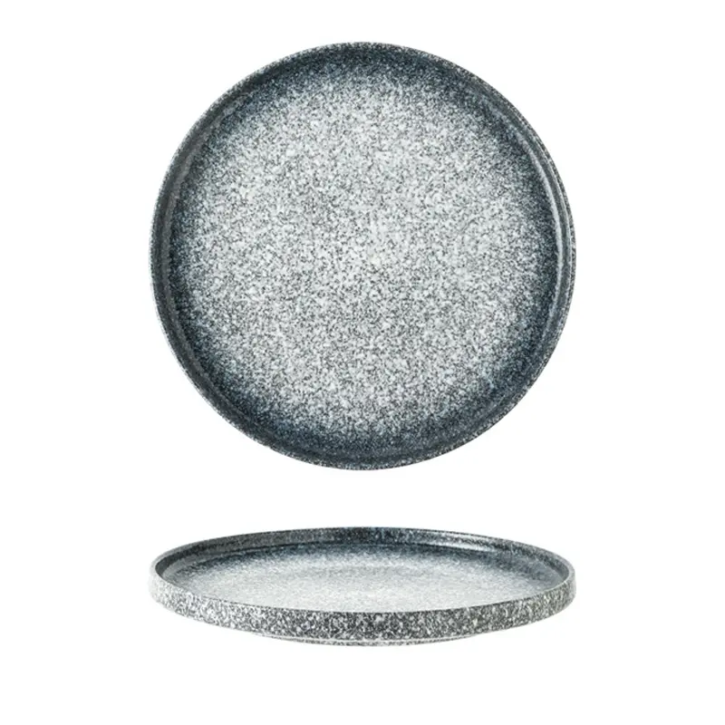 Custom Industrial Style Speckled Gradient Glaze Ceramic Plate Set Supplier, Companies