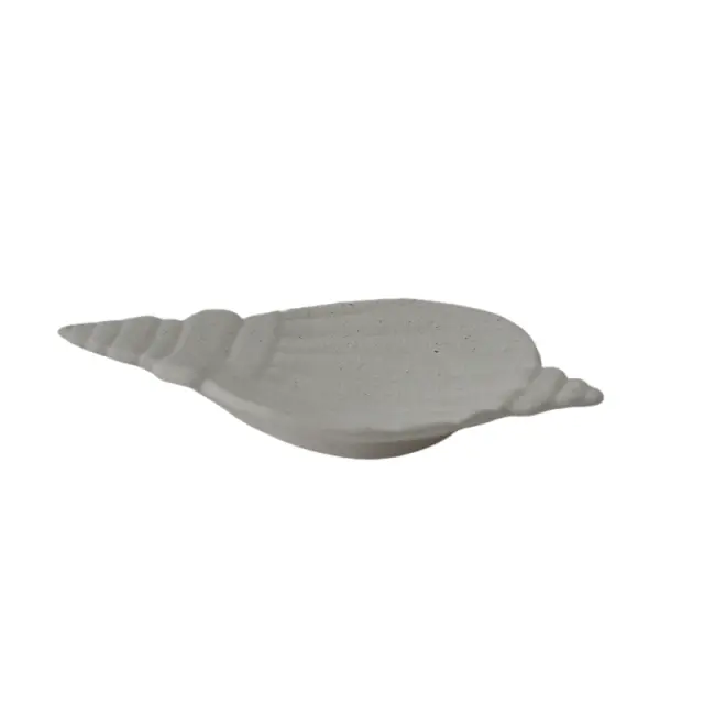 China Sandblasted Shell Shaped 4 - Piece Stoneware Bathroom Set Factories, Product