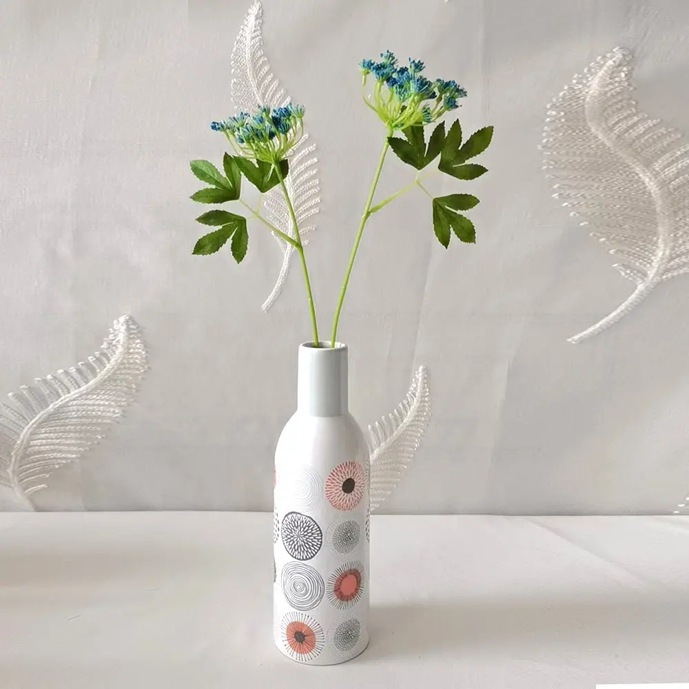 Wholesale Modern Art Geometric Circle Pattern Ceramic Vase Company, Product