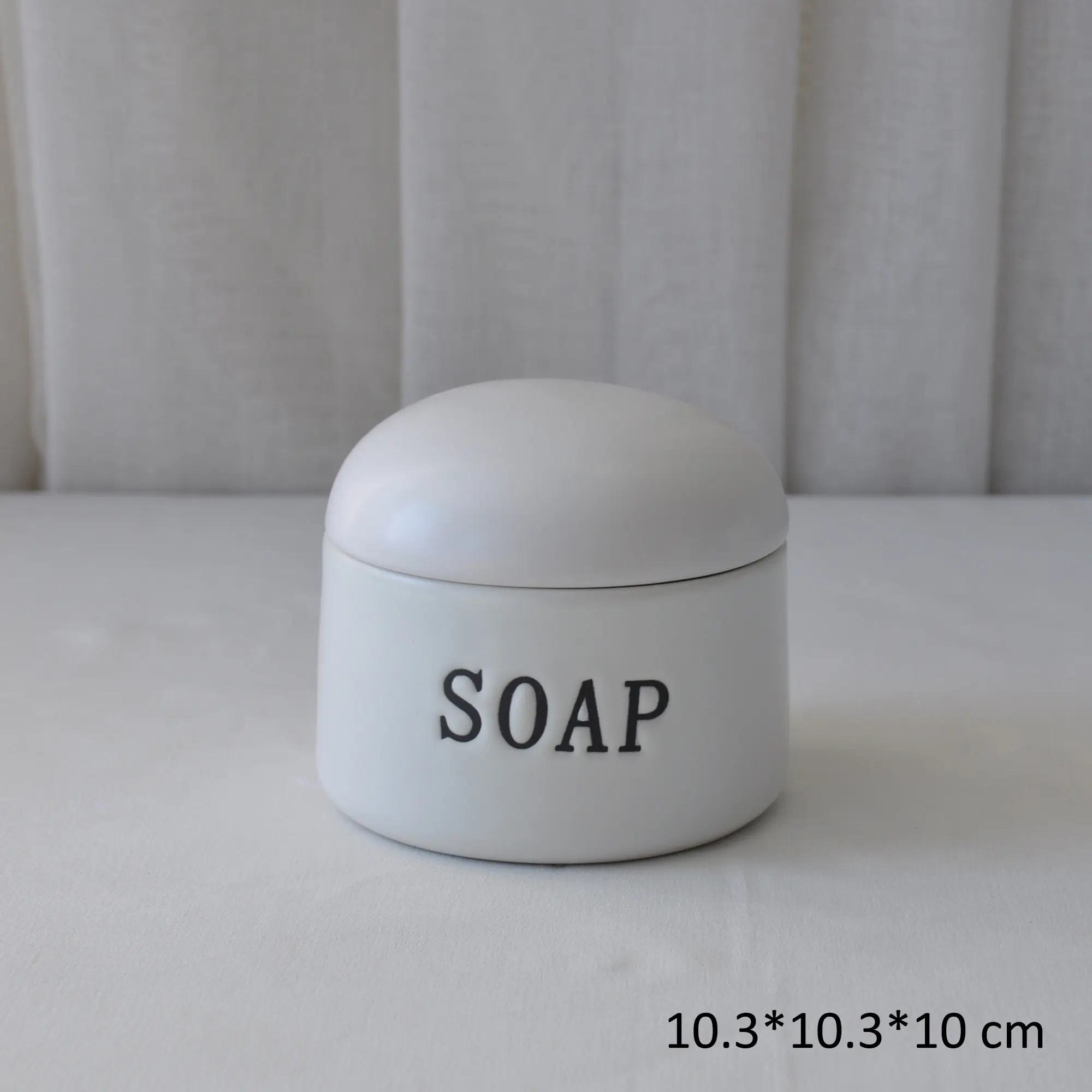 OEM Minimalist White Stoneware Bathroom Accessory Set Supplier, Product