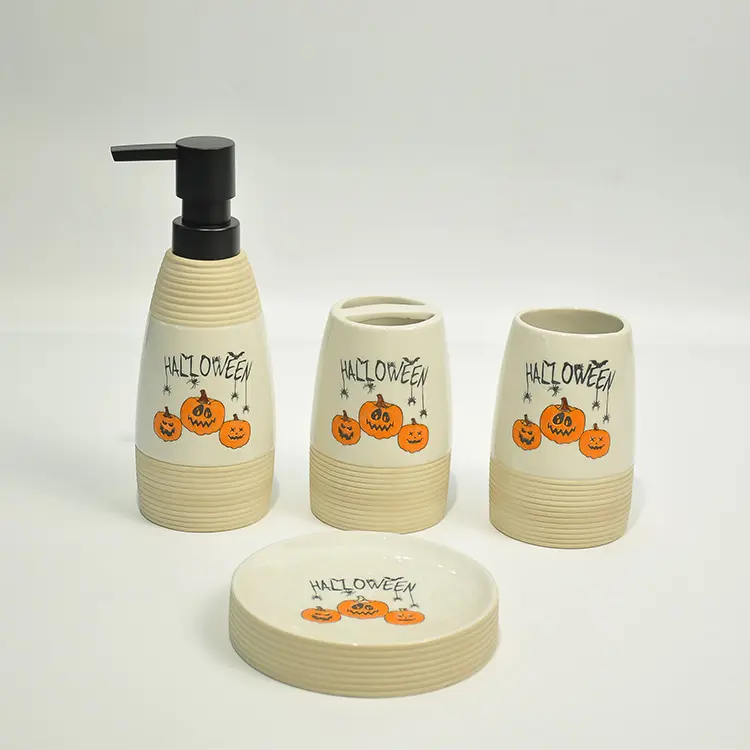 Halloween Bathroom Set Overview