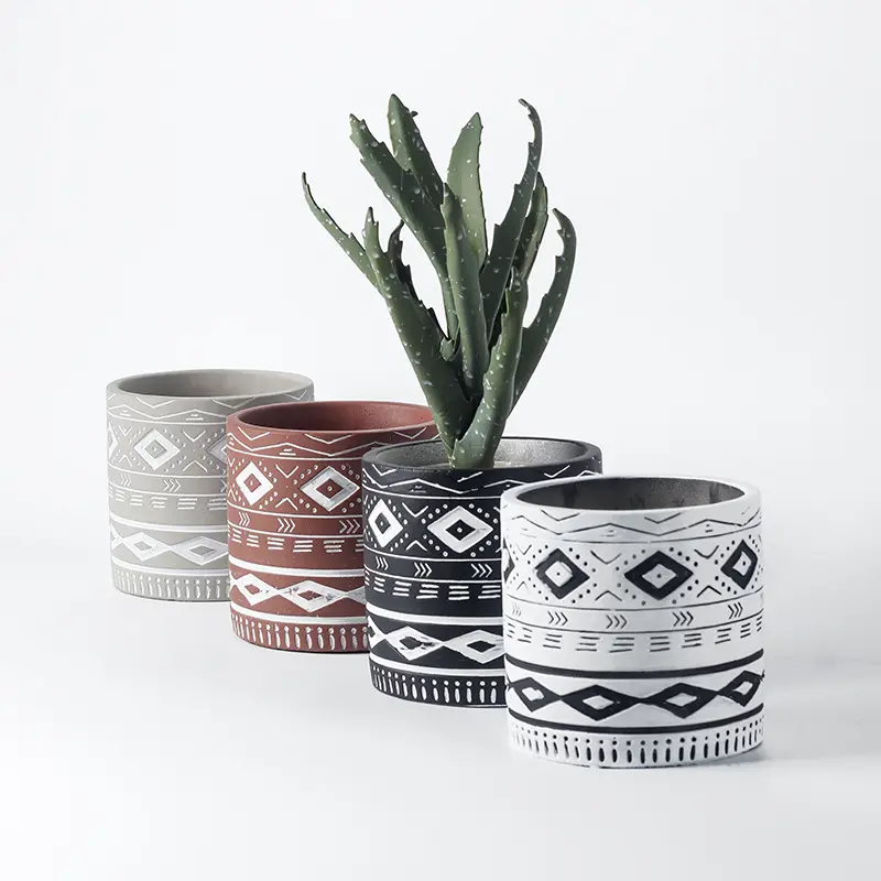 jiashun Bohemian Geometric Pattern Stoneware Planter Exporters, Company