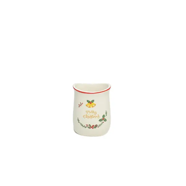 China Christmas Bell & Holly Red-Trim Dolomite Bathroom Set Suppliers, Factory