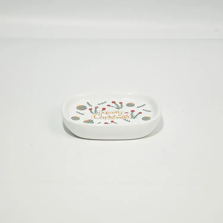 ODM Christmas "Merry Christmas" Red Berry & Bauble Dolomite Bathroom 4-Piece Set Supplier, Suppliers