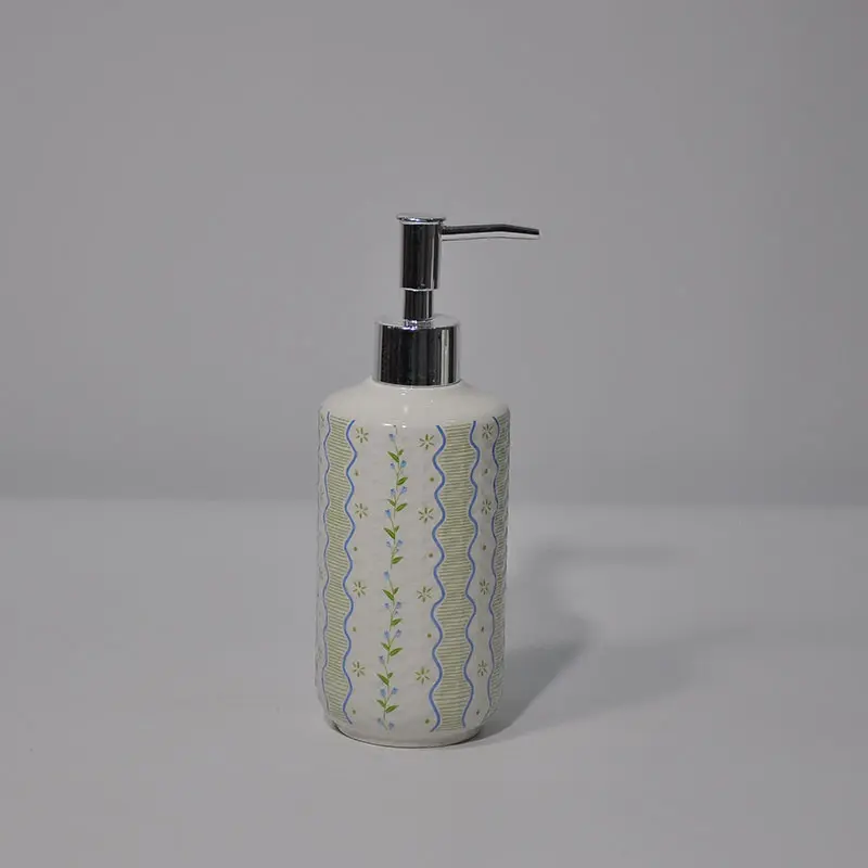 China Spring series floral texture bathroom four piece set Manufacturer, Exporters