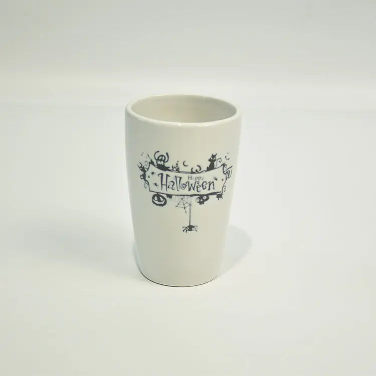 Custom Halloween Design Decal White Ceramic Bathroom Accessories Set Company, Companies