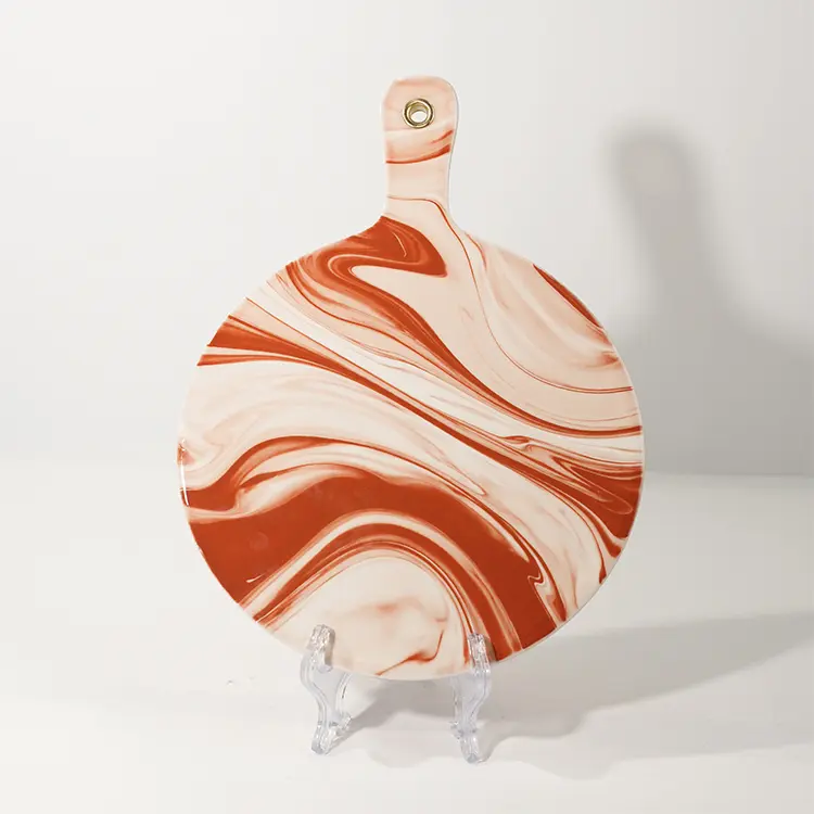 Ceramic Cutting Board with Marble Design