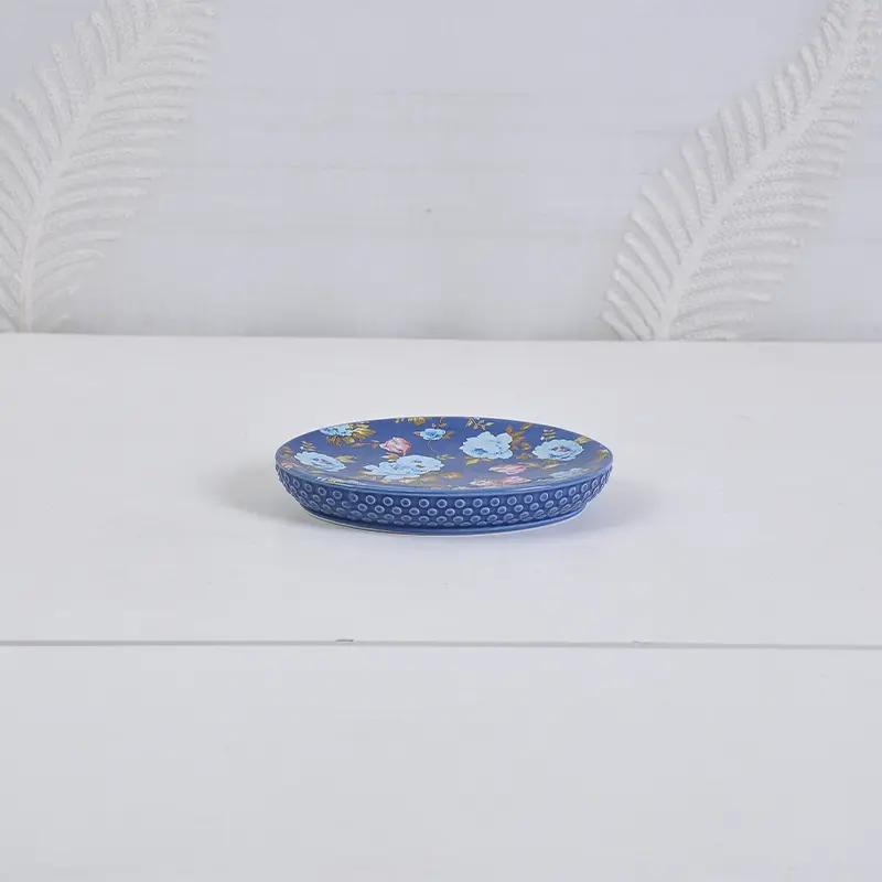 ODM Vintage Floral - Patterned Ceramic Bathroom Accessory Set Manufacturers, Products