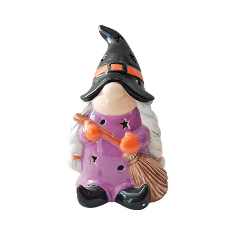 Wholesale Halloween Witch - Hat Gnome Dolomite Figurine Company, Products