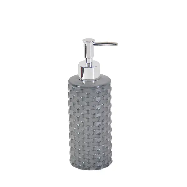 Cheap Modern Minimalist Gray Woven - Textured Embossed Ceramic Bathroom Accessory Set Supplier, Products
