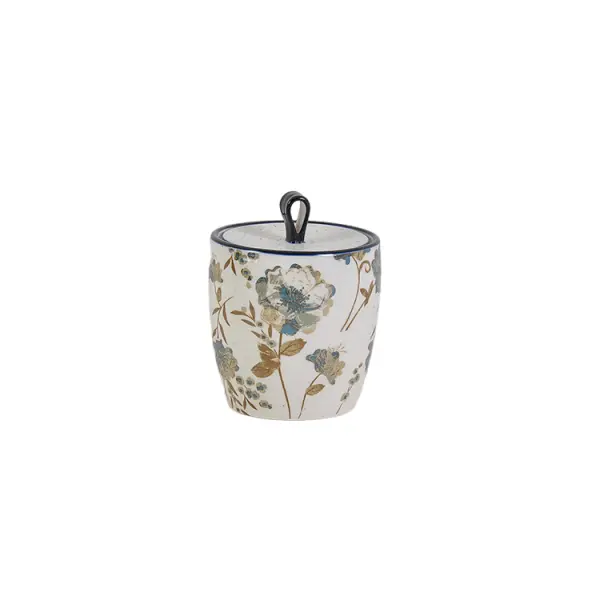 Wholesale Vintage Blue Floral - Patterned Ceramic Bathroom Accessory Set Manufacturers, Suppliers