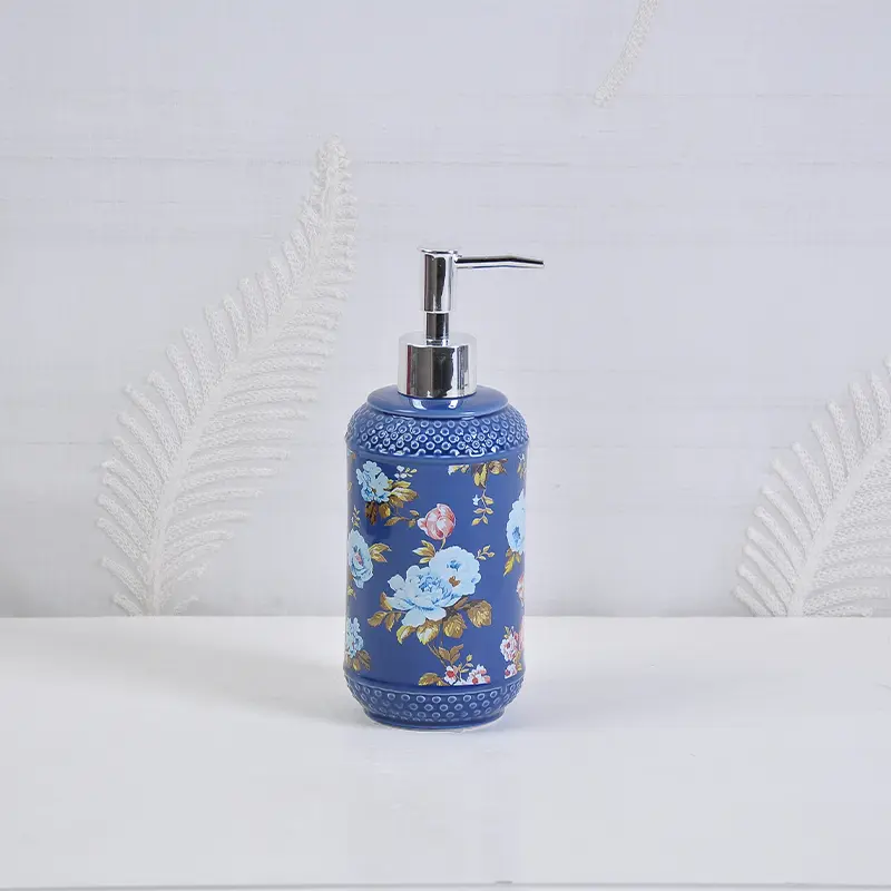 ODM Vintage Floral - Patterned Ceramic Bathroom Accessory Set Manufacturers, Products