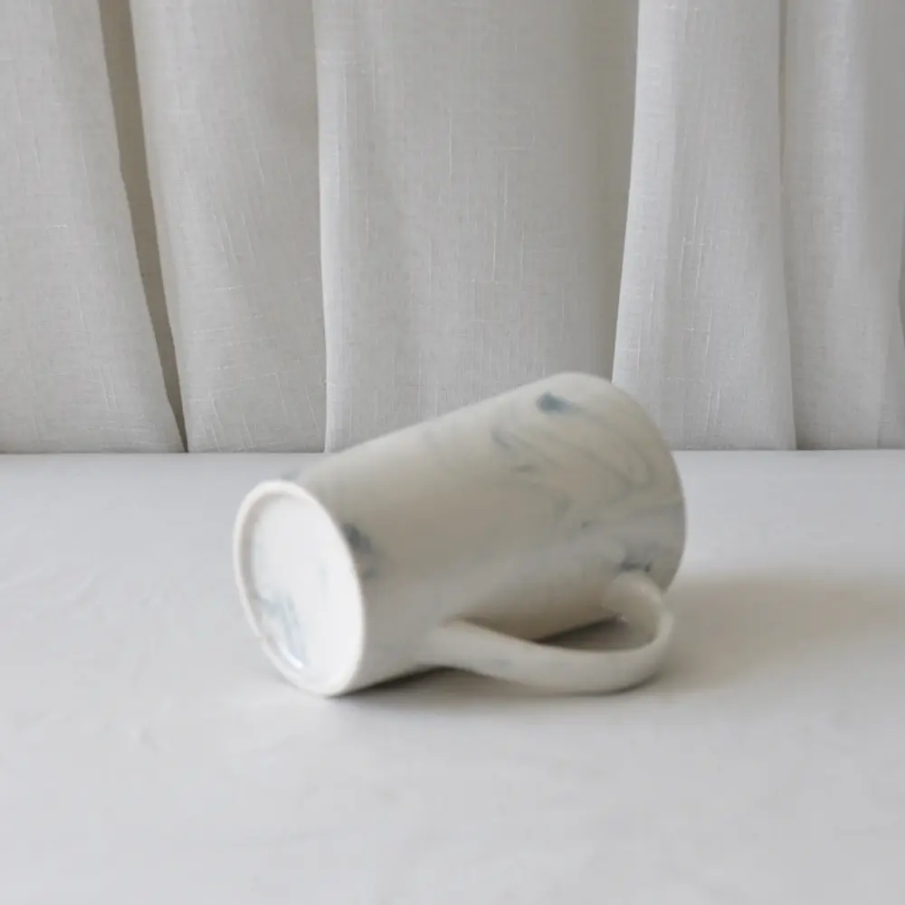 Cheap Luxury Blue & White Marble Pattern Ceramic Mug Company, Product
