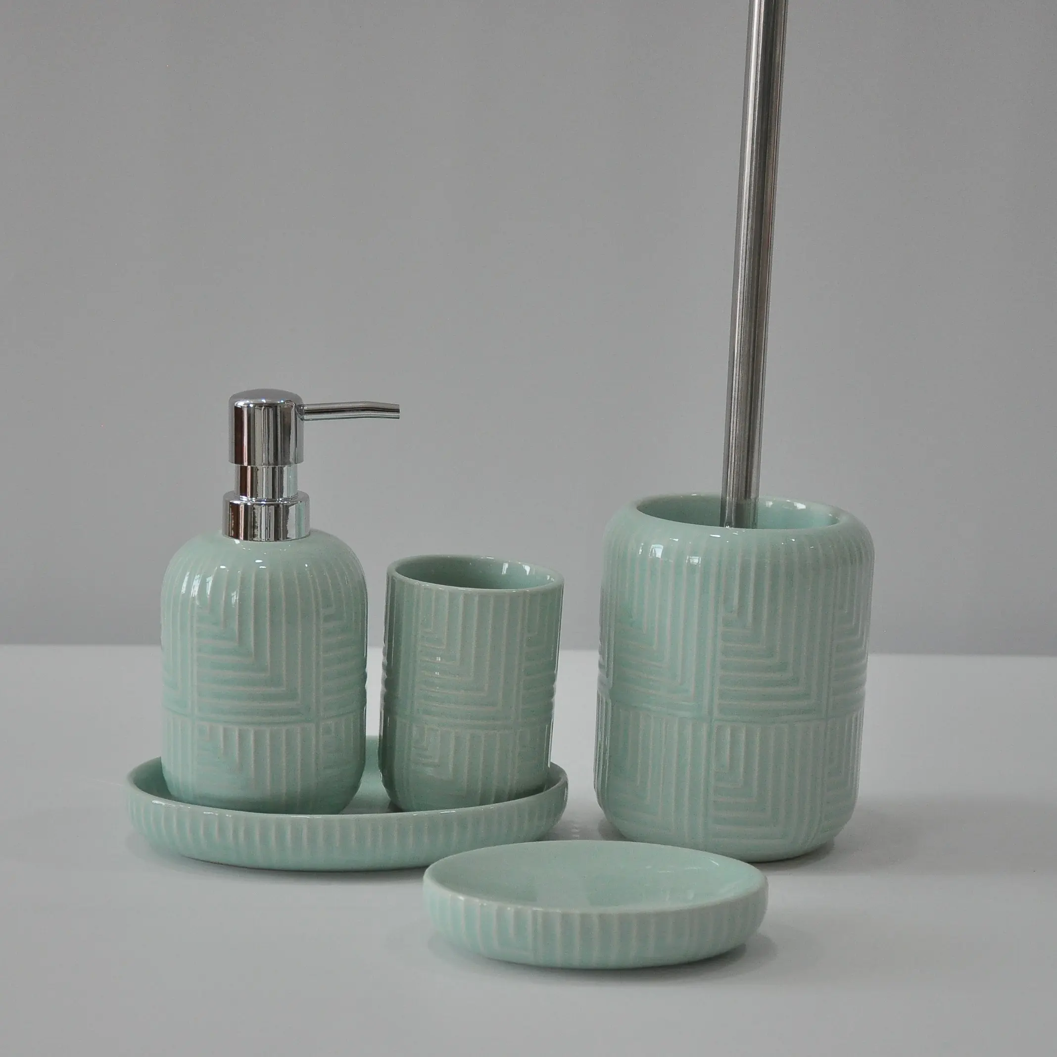 Buy Ceramic Accessories Creative Matte Hotel Home Ceramic Bathroom Quality Bathroom Accessory Manufacturer, Factory