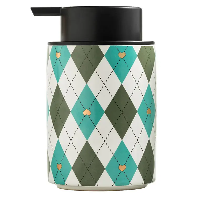 Cheap Vintage Pattern Series Ceramic Soap Dispenser Exporter, Exporters