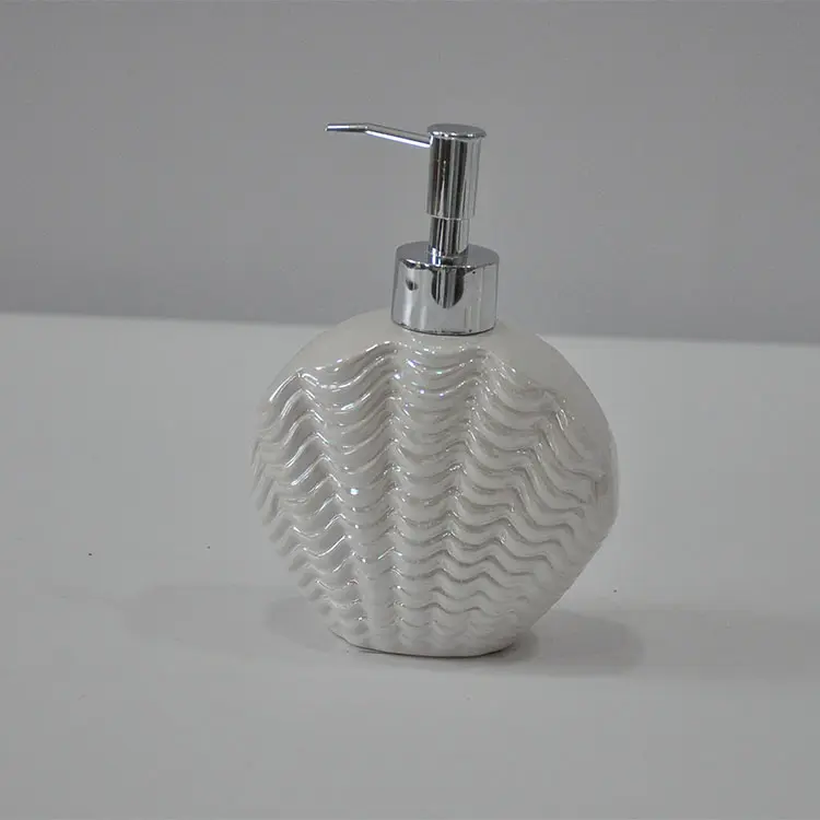 Cheap Bathroom Accessory Set 3 Pieces for Home Bathroom Hotel Ceramic Bath Set White Seashell Factory, Exporter