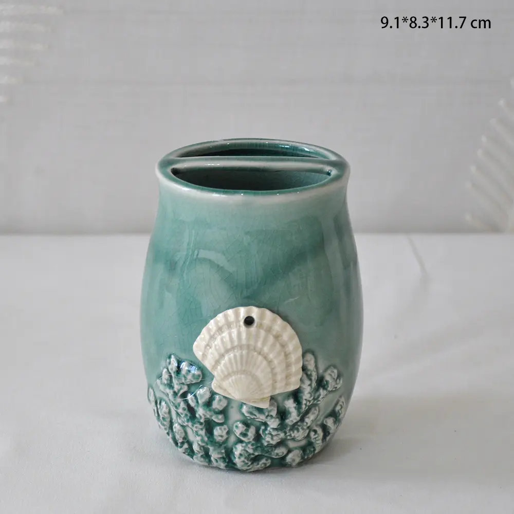 Teal Glaze Soap Dispenser
