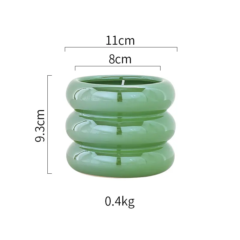 Retro Ceramic Candle Holder