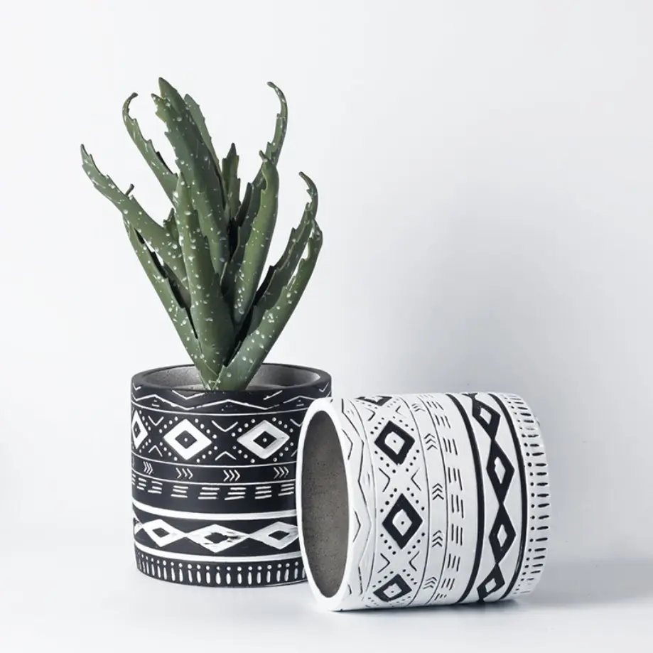jiashun Bohemian Geometric Pattern Stoneware Planter Exporters, Company