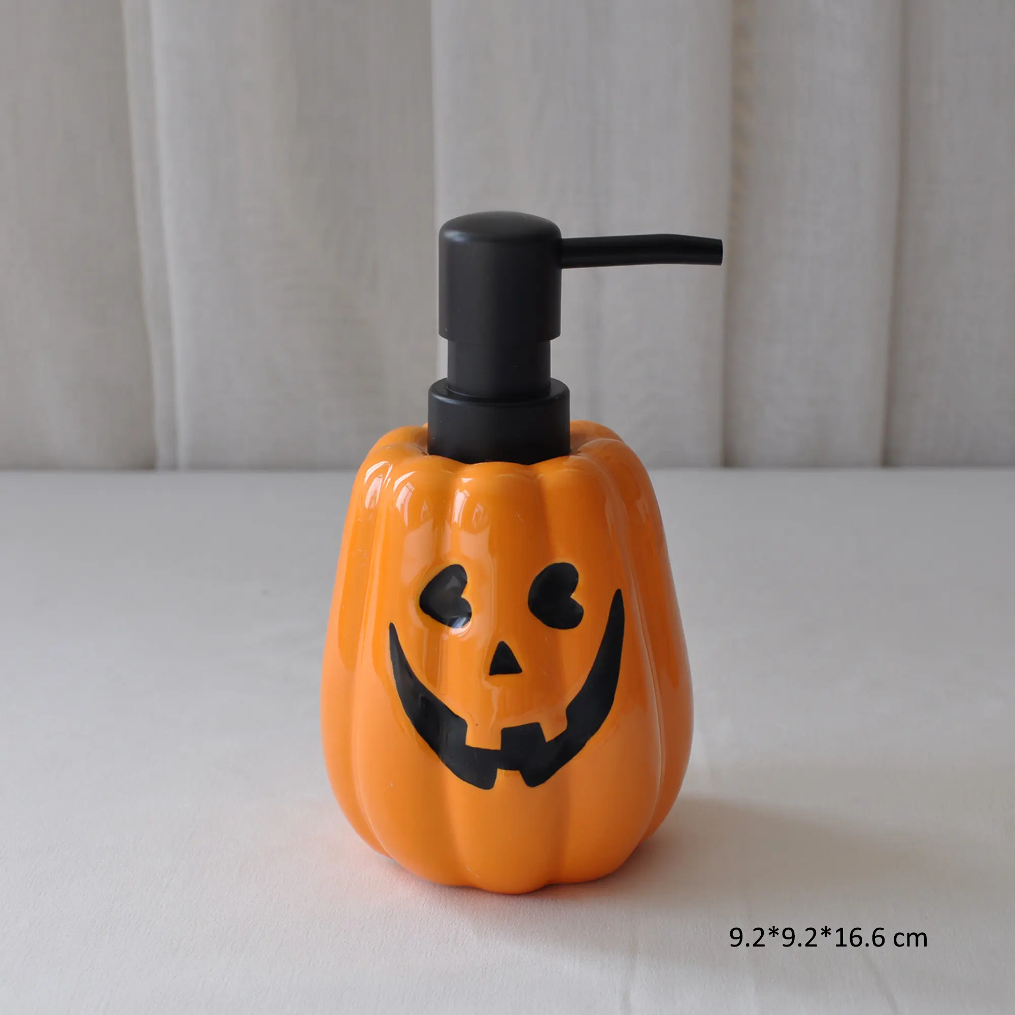 Discount Halloween Jack-O’-Lantern Pumpkin Face Stoneware Bathroom Set Manufacturers, Supplier