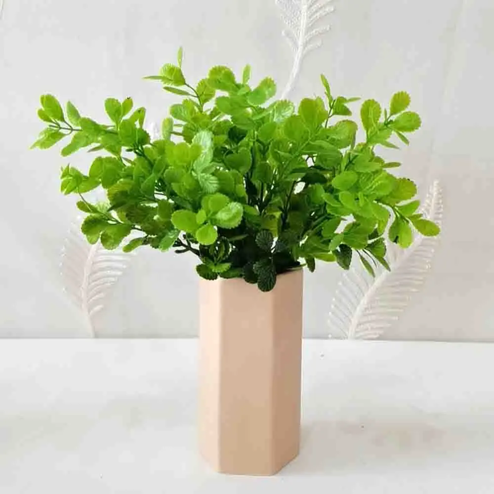 Discount Minimalist Morandi Hexagonal Stoneware Vase Manufacturer, Companies