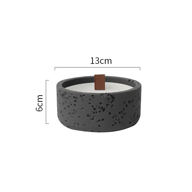 Cement Candle Cup View 2