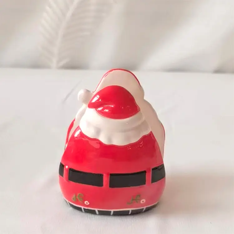 ODM Christmas - Themed Dolomite Set: Santa - Shaped Towel Rail & Snowman - Tree Sugar Jar Companies, Product