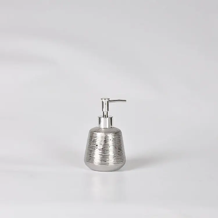 OEM Luxury - Style Silver - Textured Ceramic Bathroom Set Supplier, Exporters