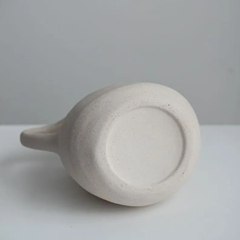 OEM Milky White Speckled Ceramic Pitcher Vase Factories, Exporters