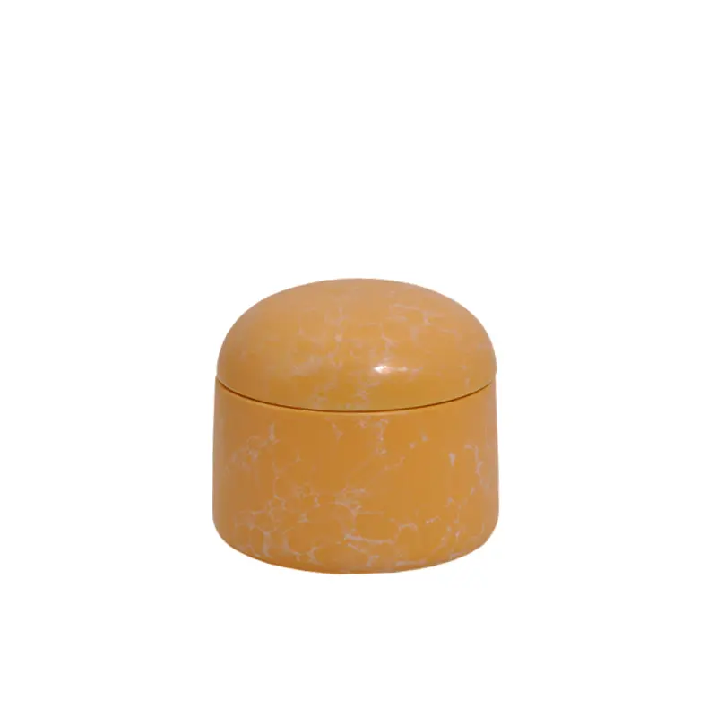 China Matte Warm Orange Crackle Glaze Stoneware Bathroom 5 - Piece Set Suppliers, Exporter