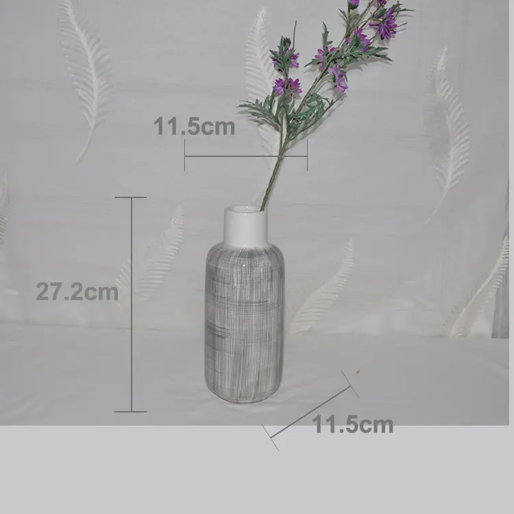 Tall Slender Ceramic Vase