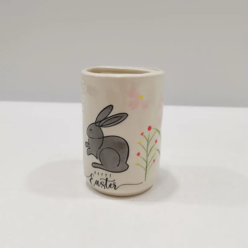 Wholesale Spring series rabbit decal bathroom five piece set Manufacturers, Factory