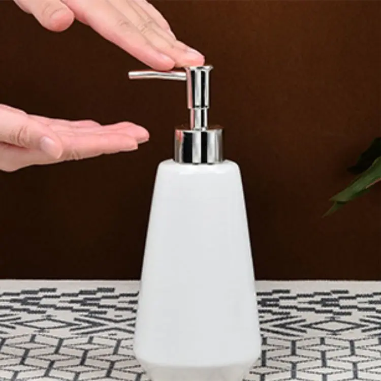 jiashun Pure White Glossy Ceramic Bathroom 4-Piece Set Manufacturer, Factory